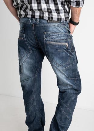 Джинсы мужские коттоновые с накладными карманами "карго" migach, турция6 фото