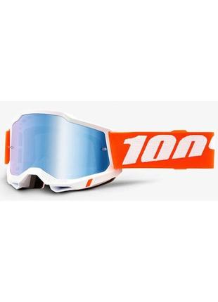 Окуляри 100% accuri 2 goggle sevastopol - mirror blue lens, mirror lens, mirror lens