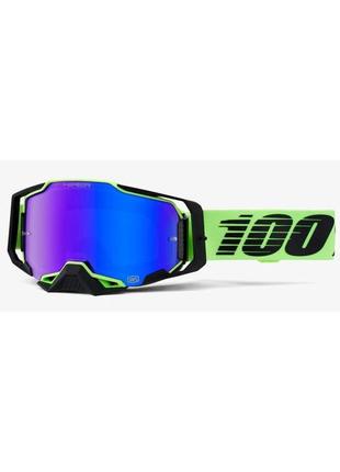 Окуляри 100% armega goggle hiper uruma - blue lens, mirror lens, mirror lens