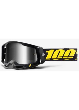 Мото очки 100% racecraft 2 goggle arbis - mirror silver lens, mirror lens, mirror lens