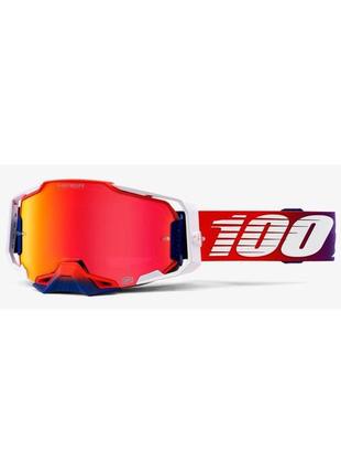 Окуляри 100% armega goggle hiper factory - mirror red lens, mirror lens, mirror lens