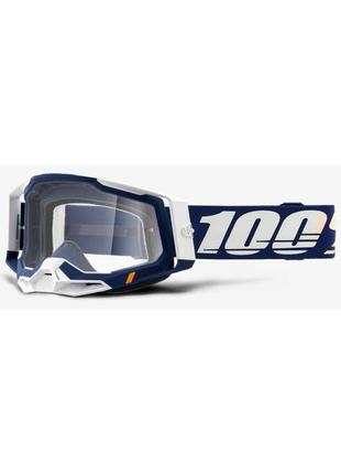 Мото очки 100% racecraft 2 goggle concordia - clear lens, clear lens, clear lens