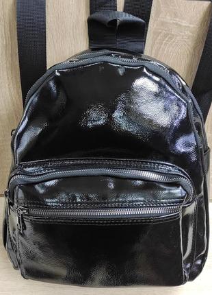 Рюкзак женский городской черный 30*26*9 (турция)