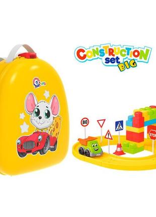 Конструктор з великими деталями технок 38 елементів (8652) 27х22х13 см