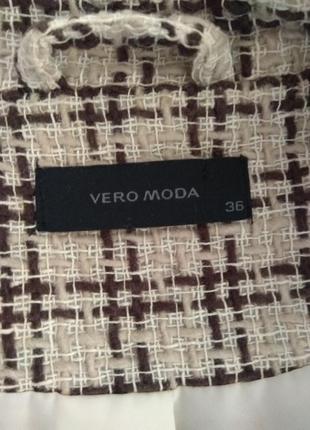 Очень елегантний жакет в клетку vero moda 36 евро6 фото