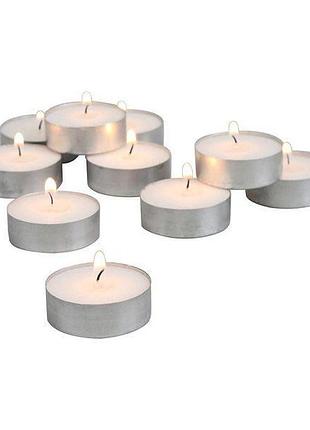 Чайні свічки свічки таблетки 40х10мм 100шт./упаковка