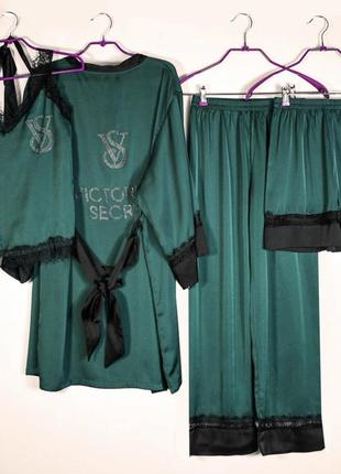 Комплект для дому, піжама vc 666 m green