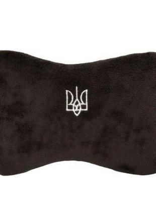 Підголовник - подушка "тризуб" коричневий, tigres