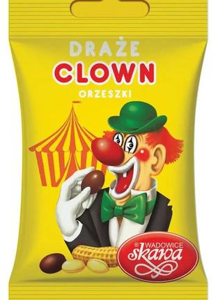 Конфеты драже арахис в шоколадной  глазури clown (клоун), 70г польша,1 фото