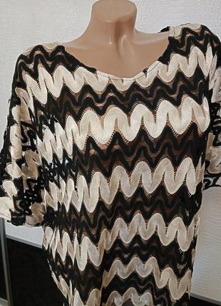 Летняя ажурная кружевная блуза missline2 фото