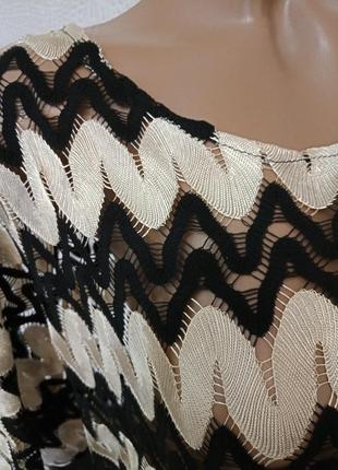 Летняя ажурная кружевная блуза missline3 фото
