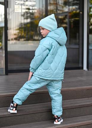 Зимовий дитячий костюм для хлопчиків , куртка і штани  теплі, зима8 фото