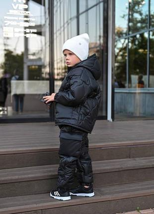 Зимовий дитячий костюм для хлопчиків , куртка і штани  теплі, зима5 фото
