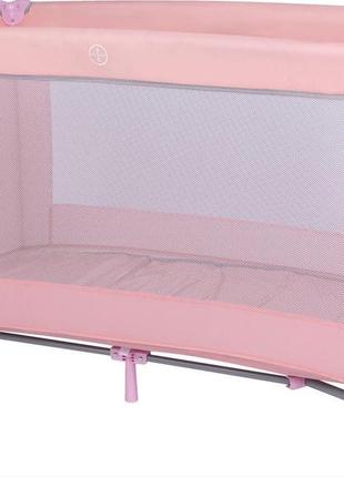 Кровать-манеж freeon travel love pink