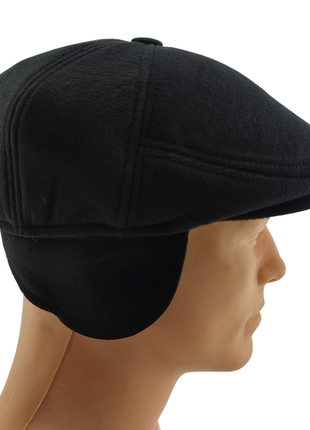 Реглан, кепка чоловіча кепка 55, 56, 57, 58, 59, 60, 61 розмір тепла з вухами4 фото