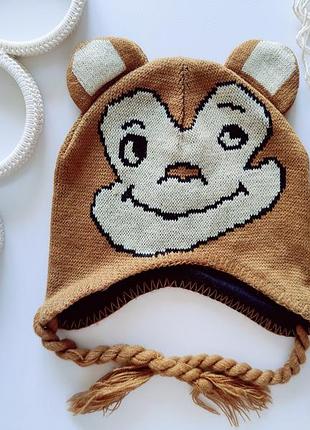 3-5 років, тепла шапка на флісі  артикул: 17424