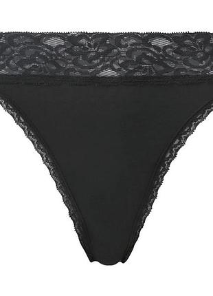 Женские стринги esmara®, размер s/m, цвет черный
