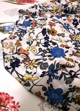 Шикарная блуза в цветочный принт с воланами и пышным рукавом от glamorous4 фото