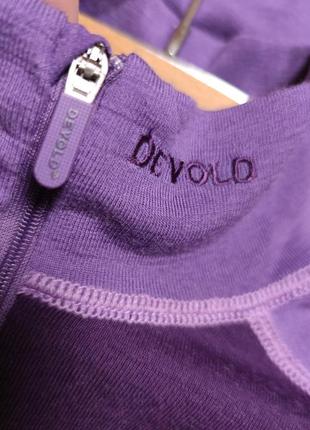 Шерстяная мериносовая мастерка лонгслив devold sport как icebreaker /6256/