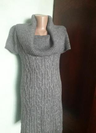 Теплый свитер кофта туника4 фото