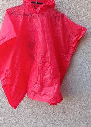 Качественный дождевик накидка от дождя с конвертом для хранения