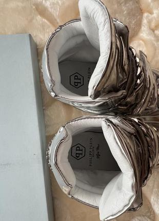 Кроссовки женские philipp plein кожаные ботинки женские