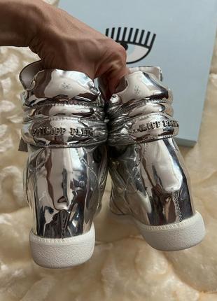 Кроссовки женские philipp plein кожаные ботинки женские