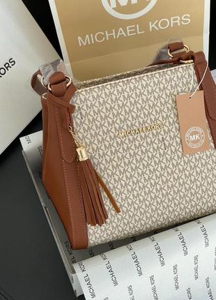 Сумка michael kors hamilton white