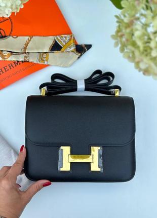 Сумка hermes constance черная