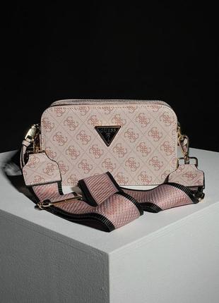 Сумка guess zippy snapshot pink2 фото