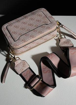 Сумка guess zippy snapshot pink9 фото