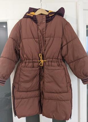 Куртка пальто zara 7-8 лет2 фото