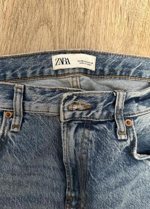 Голубые джинсы zara cigarette 38-403 фото