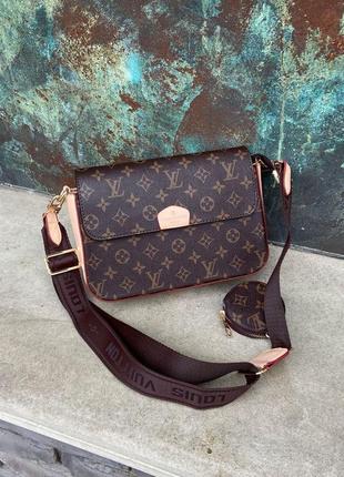 Сумка louis vuitton multi pochette brown