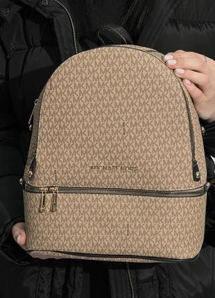 Рюкзак michael kors patterned backpack beige