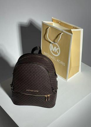 Рюкзак michael kors patterned backpack brown