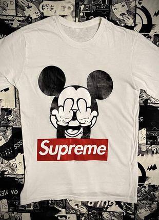 Футболка mickey mouse supreme3 фото