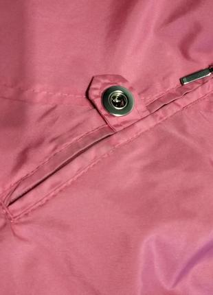 Яскраво-малинова демісезонна  куртка на флісі3 фото
