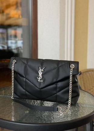 Сумка yves saint laurent big size puffer black6 фото