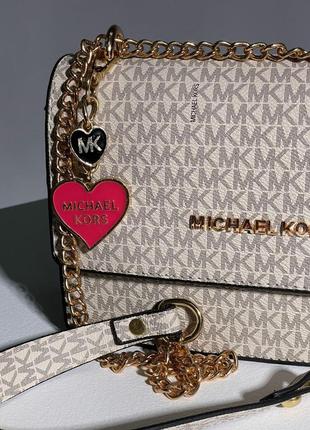 Сумка michael kors mini bag cream