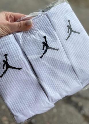 Шкарпетки джордан з додатковою резинкою на стопі. носки jordan високі1 фото