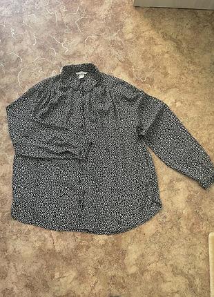 Чорна рубашка h&m