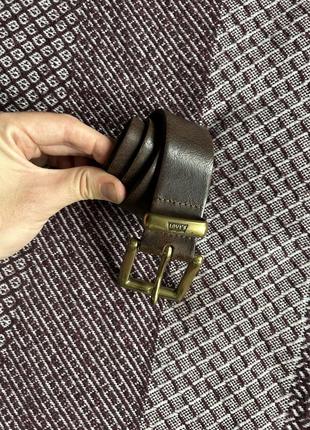 Levis leather belt ремень кожаный мужской оригинал бы у3 фото