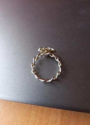 Винтажное кольцо, бижутерия, эмаль4 фото