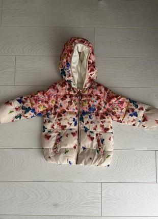 Куртка zara на дівчинку 2-3 років