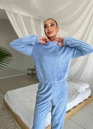 Тепленькая пижама домашний костюм9 фото