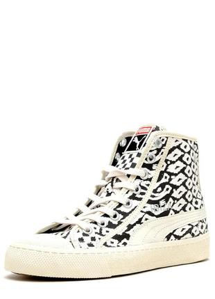 Кеди кросівки puma ibiza mid animal unisex white2 фото