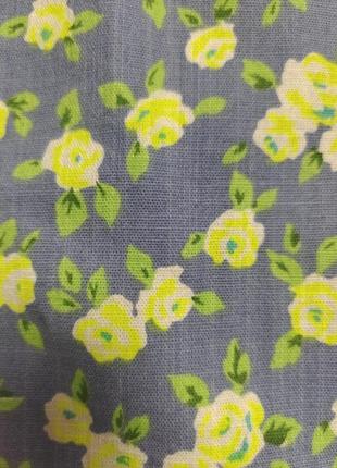 Желто-голубой сарафан