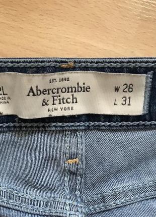 Оригинальные качественные джинсы abercrombie &amp; fitch на рост 164-170 см3 фото