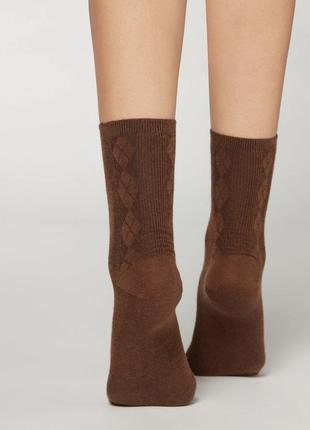 Классические носки calzedonia из коллекции wool blend.3 фото